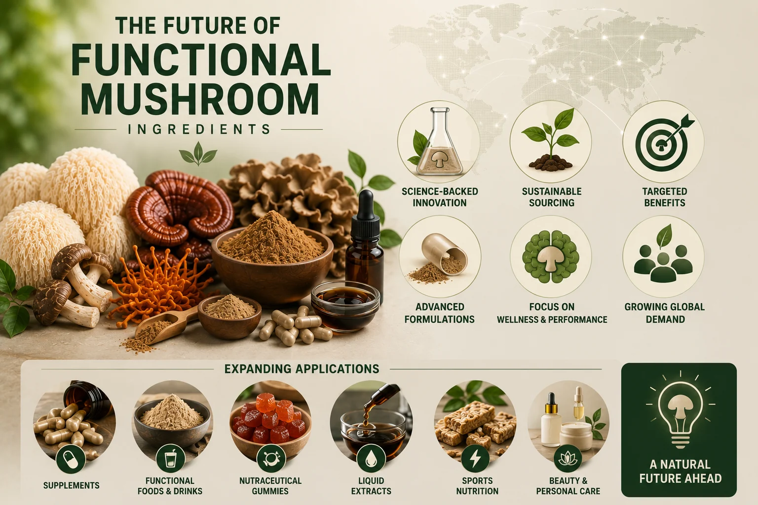 The Future of Functional Mushroom Ingredients