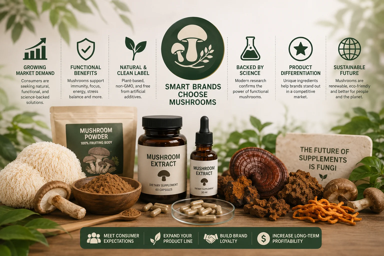 Why More Supplement Brands Are Switching to Mushroom-Based Products